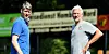 Wo stehen wir eigentlich? Altonas Manager Richard Golz (l.) und Coach Andreas Bergmann müssen Training in Kleingruppen organisieren.