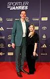 Nils Ehlers mit Ehefrau Lara bei der Gala zum Sportler des Jahres