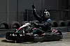 Ein Ex-Fußballer lost per Kart-Rennen den walisischen Liga-Pokal aus