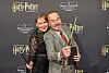 Schauspieler Till Demtröder und Stefanie Millat zaubern bei der Deutschlandpremiere des Theaterstücks 'Harry Potter und das verwunschene Kind'.