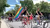 War 2020 ein Erfolg und wird es hoffentlich auch 2021: die CSD-Fahrraddemo.