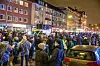 Rund 1000 Menschen versammelten sich am Samstag zu einer Corona-Demo auf der Wandsbeker Chaussee.