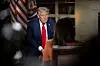 US-Präsident Donald Trump beim Interview mit Fox Noticias-Moderatorin Rachel Campos-Duffy.