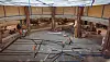 Blick auf die Baustelle im Untergeschoss des Hanseviertels