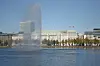 Das Hotel „Vier Jahreszeiten“ an der Binnenalster in Hamburg