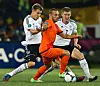 Holger Badstuber an der Seite von Bastian Schweinsteiger bei der EM 2012