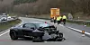Der demolierte Audi auf der A261 bei Hamburg-Marmstorf.
