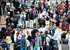 Holiday traffic at Hamburg Airport