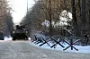Angesichts der Sorgen vor einem möglichen russischen Einmarsch trainierte die ukrainische Armee bereits Anfang Februar eine Verteidigung der Atomkraftwerke des Landes – hier in Pripyat in der radioaktiv verseuchten Zone rund ums ehemalige Atomkraftwerk Tschernobyl.