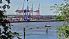 Schönes Wetter, viele Schiffe: Der Hafengeburtstag in Hamburg hat begonnen.