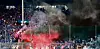 Mannheimer Ultras provozierten einen Spielabbruch mit Raketen und Pyro.