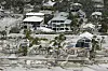 Beschädigte Häuser sind nach Hurrikan „Ian“ in Fort Myers Beach zu sehen.