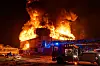 In der Nacht zum Mittwoch ist in Tostedt im Landkreis Harburg eine Turnhalle in Flammen aufgegangen.