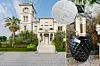 Villa Ansaldi, Lob von Berlusconi, Ananas Toilette (von links nach rechts)