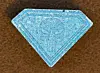 Eine Ecstasy-Tablette „Blue Punisher”: Die gefährliche Droge ist laut Polizei noch im Umlauf.