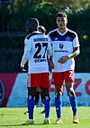 Jean-Luc Dompé und William Mikelbrencis im HSV-Testspiel