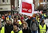 Verdi-Warnstreik von Mitarbeitern im öffentlichen Dienst (Archivbild).