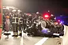 Verunfallter Ford Focus auf der A1