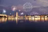 Feuerwerk über Hamburg (Archivfoto)