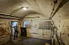 MOPO-Reporter Thomas Hirschbiegel im Lagezentrum des Bunkers. Hier stand früher ein großer Kartentisch.