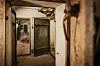 Blick in den Flur des Bunkers. Er verfügte über acht Räume und wurde 1940 fertiggestellt.
