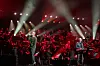 Die Band Camouflage vor dem Antwerp Philharmonic Orchestra, das die Pop- und Rock-Stars begleitet. (Archivbild von einem vorherigen „Night of the Proms“-Auftritt)