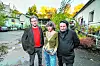 Die Bewohner des Künstler-Hinterhofes in der Sillemstraße kämpfen für ihre Gemeinschaft. Allen voran Timo Schwarz (l.), Nadine Faulhaber und Till Haupt