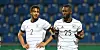 Gemeinsam für Deutschland: Die HSV-Profis Josha Vagnoman (l.) und Stephan Ambrosius nehmen an der EM-Zwischenrunde der U21 teil.