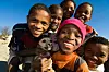 Schnappschuss: Kinder in einem Township in der Kleinstadt Graaff-Reinet.