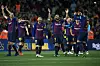 Lionel Messi und Luis Suarez im Trikot des FC Barcelona