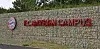 Der Schriftzug an der Einfahrt zum Nachwuchsleistungszentrum des FC Bayern München.