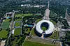 Blick auf das Berliner Olympiastadion. Nach dem Spiel Hertha BSC-HSV im Mai 2022 wurde in Stadion-Nähe ein 55-Jähriger totgeschlagen. (Symbolbild)