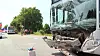 Einer der am Unfall beteiligten Linienbusse.