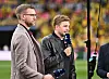 Christoph Kramer und Per Mertesacker am Mikrofon des ZDF