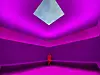 Jeden Abend verliere ich mich in der Farb- und Formpracht, die James Turrell’s Skyspace Pavillon hervorbringt.