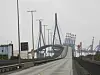 Die Köhlbrandbrücke wird am Wochenende erneut gesperrt. (Archivbild)