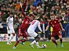 Thomas Müller, Joshua Kimmich und Mohamed Camara