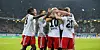Der HSV kann aufatmen: Bakery Jatta (l.), Sonny Kittel (M.) und Louis Schaub (r.) sollen am Montag in Bochum spielen können.