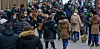 Menschen in der Hamburger Innenstadt am zweiten Advents-Wochenende.