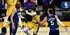 Beeindruckte bei seinem Debüt für die LA Lakers: NBA-Star Dennis Schröder (Mitte)