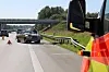 Der Mercedes-Oldtimer wurde bei dem Unfall arg ramponiert.