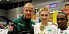 Christian Rahn (M.) und Charles Takyi (r.; l. Sascha Kirschstein) spielten zusammen bei Greuther Fürth.