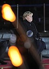 Angela Merkel beim Großen Zapfenstreich.