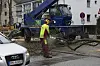 Am Freitagmorgen surrten die Sägen in Wandsbek.