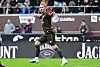 Lukas Daschner jubelte gegen Hannover als Mittelstürmer.