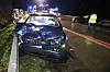 Der VW Golf war in die Unfallstelle gefahren worden. Er musste abgeschleppt werden.