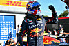 Max Verstappen jubelt nach dem Qualifying in Monza