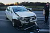 Bei dem Auffahrunfall auf der K80 in Reinbek bei Hamburg wurde ein Dacia schwer beschädigt.