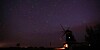 So prachtvoll ist der Sternenhimmel über der Nordermühle auf der Insel Pellworm.