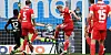Joel Pohjanpalo erzielt in Leverkusen das 1:1 für Union Berlin.